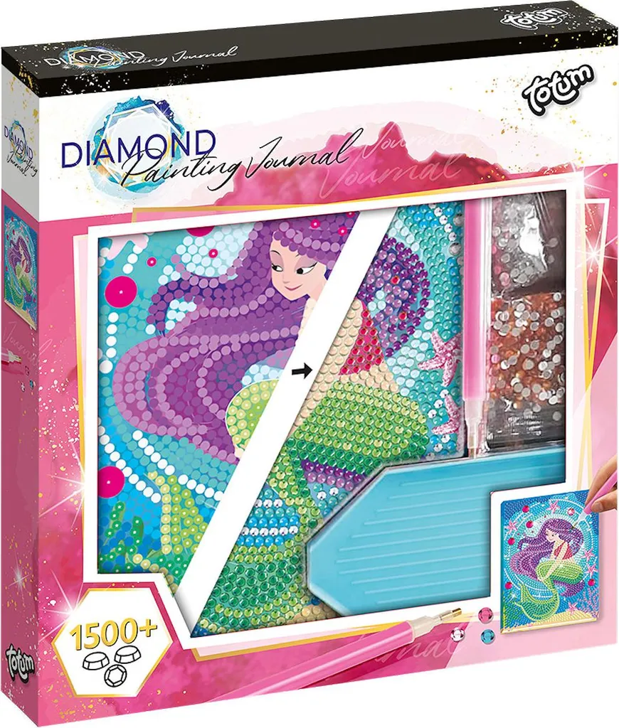 Offerta Totum: Quaderno Diamond Painting Sirena - Tutto Incluso