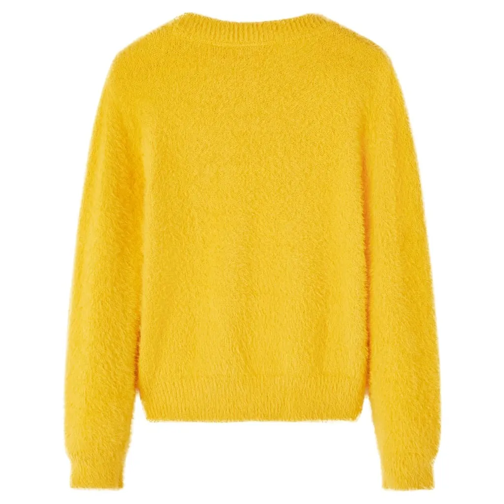 Maglione Maglia Bambini vidaXL Ocra 140 | Il Caldo Abbraccio per l'Inverno