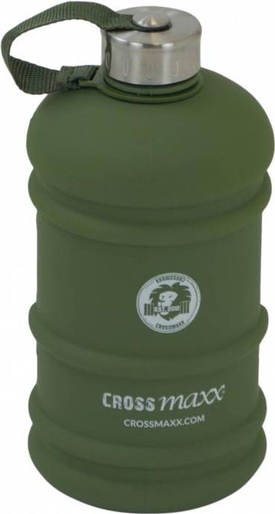 Lifemaxx The Tank Trinkflasche 2L Mat Grün