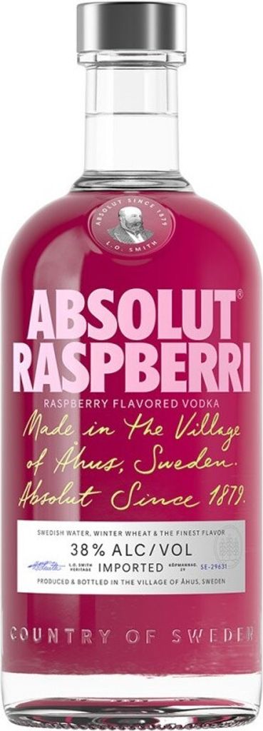 Absolut Vodka Raspberri | 40 % vol | 0,7 l Image du produit 