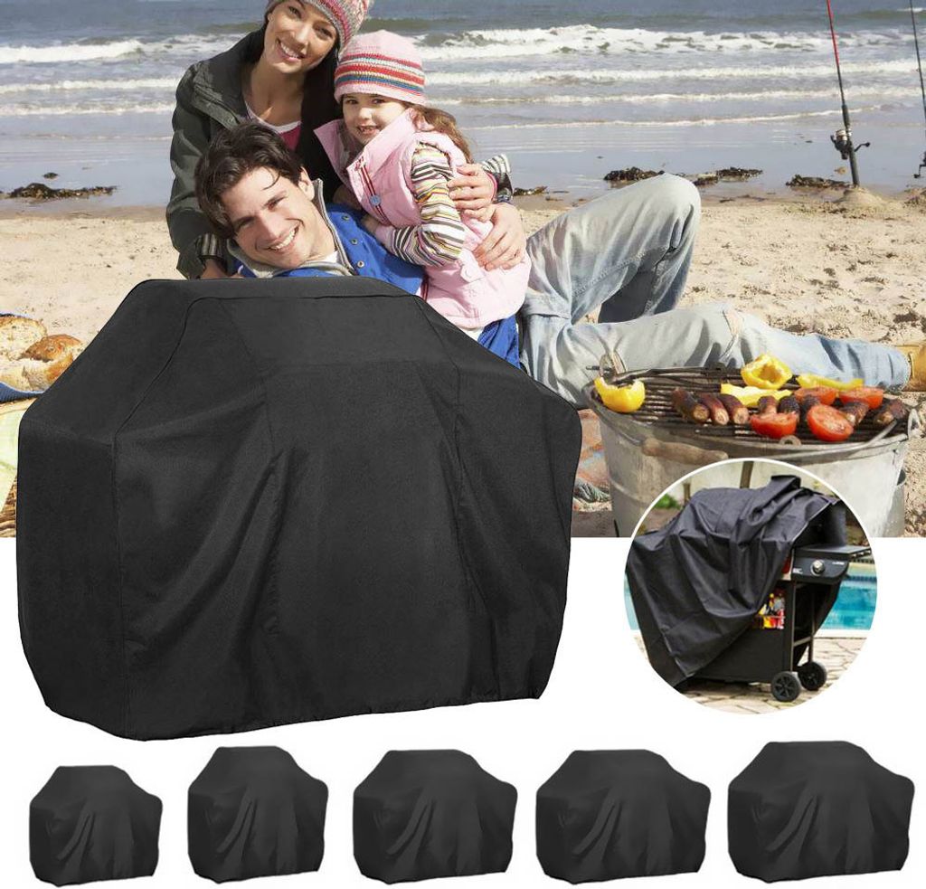 Abdeckhaube Gasgrill 100x60x150cm,Wetterfest 210D Oxford Stoff BBQ Cover Schutzhülle Grill