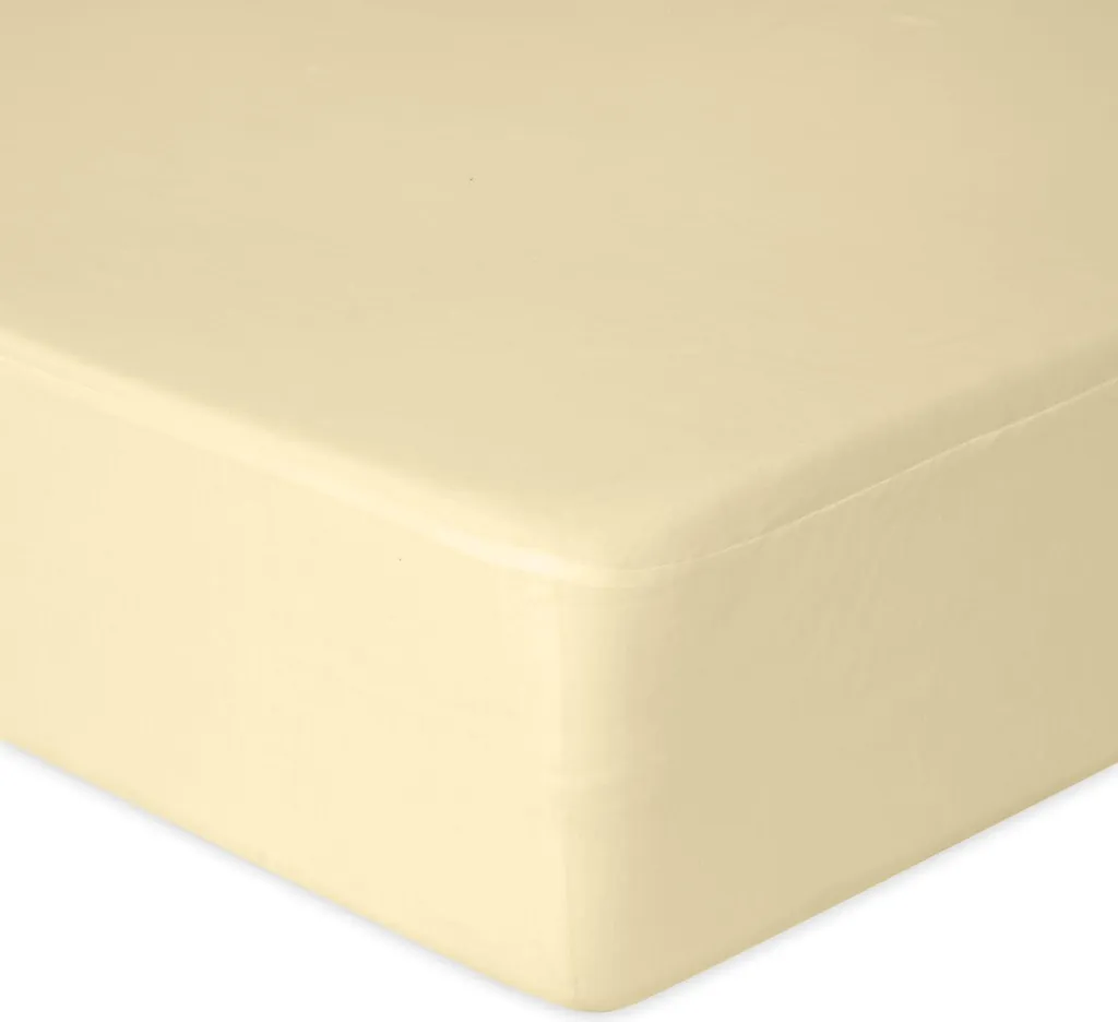 Drap-housse 70x140 jaune imperméable pour protéger le lit de bébé - 2