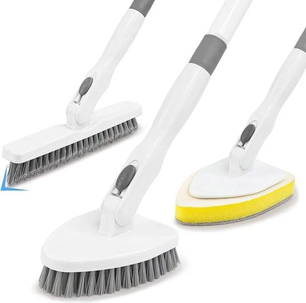 Brosse-tube 3 en 1 pour éliminer le tartre des joints et du carrelage
