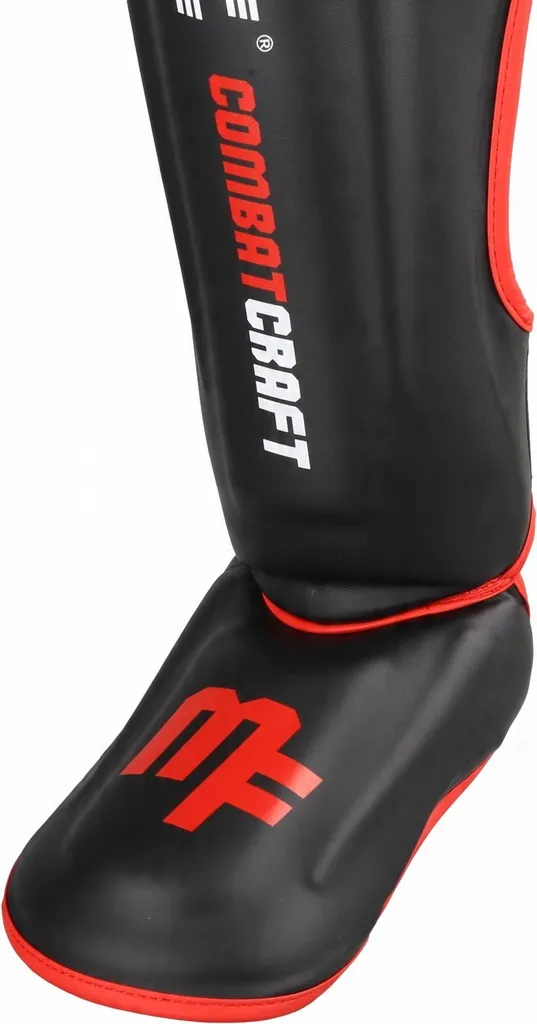 Protège-tibias de combat Martial Arts - Taille XL - Paire noire - 9
