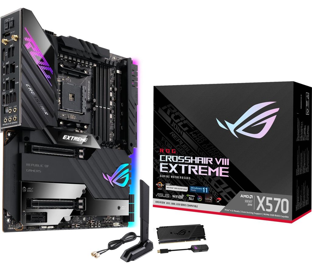 ASUS ROG CROSSHAIR VIII EXTREME, Mainboard Produktbild 