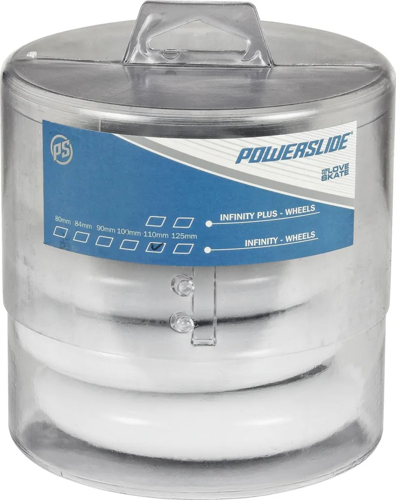 Roues Powerslide Infinity 110mm 85A - Pack de 4 pour Roller Vitesse