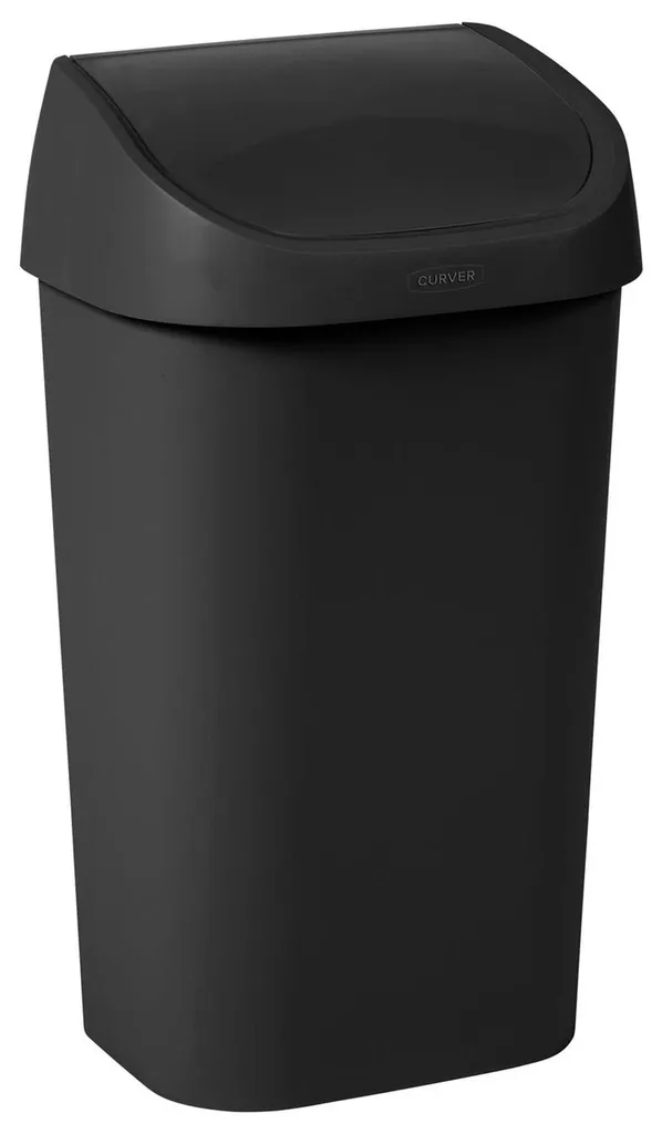Grande poubelle de cuisine à couvercle basculant 50L Mistral de Curver