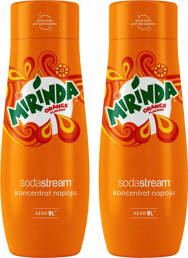 Set Feste SodaStream Mirinda 2 Pack | Aranciata Infinita per Ospiti