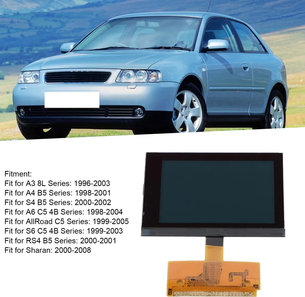 Afficheur LCD Combiné d'Instruments Audi A3 A4 A6 pour Tableau de Bord