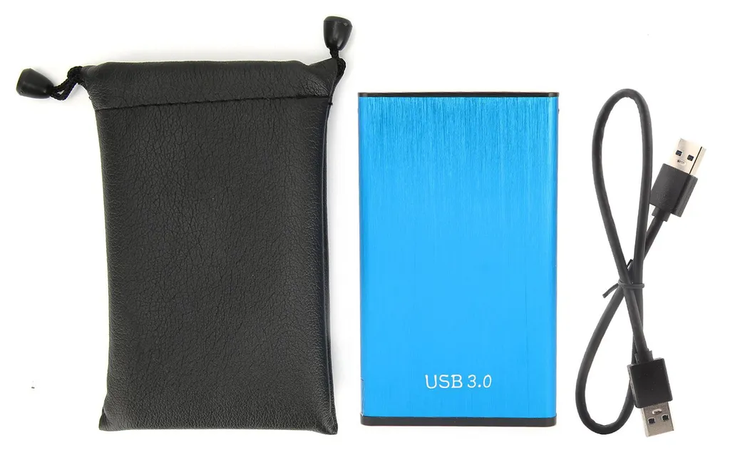 Disque Dur Externe USB 3.0 Bleu GK18 2,5 Pouces pour PC et Laptop