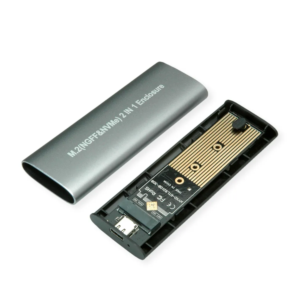 Boîtier SSD NVMe USB 3.2 Gen 2 10Gbps avec Connectique USB Type-C - 2