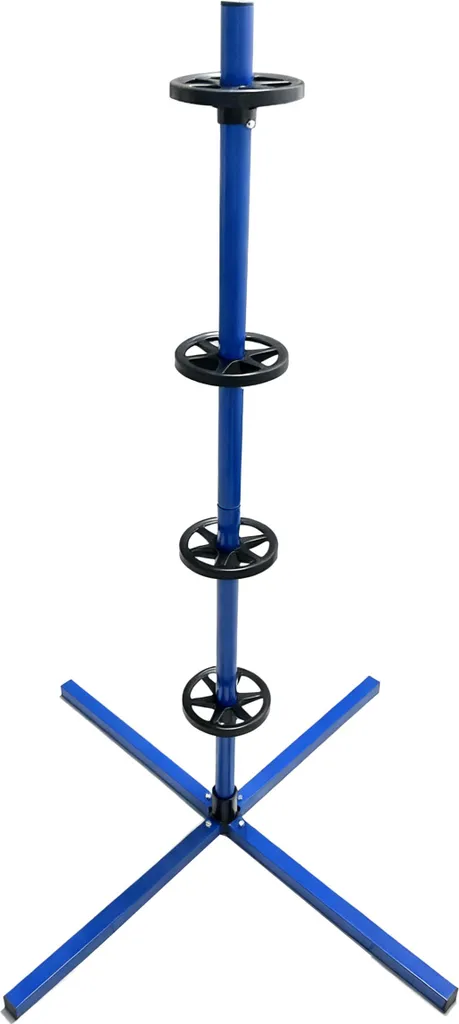 Support pneus en acier autoportant pour 4 pneus - Rangement robuste