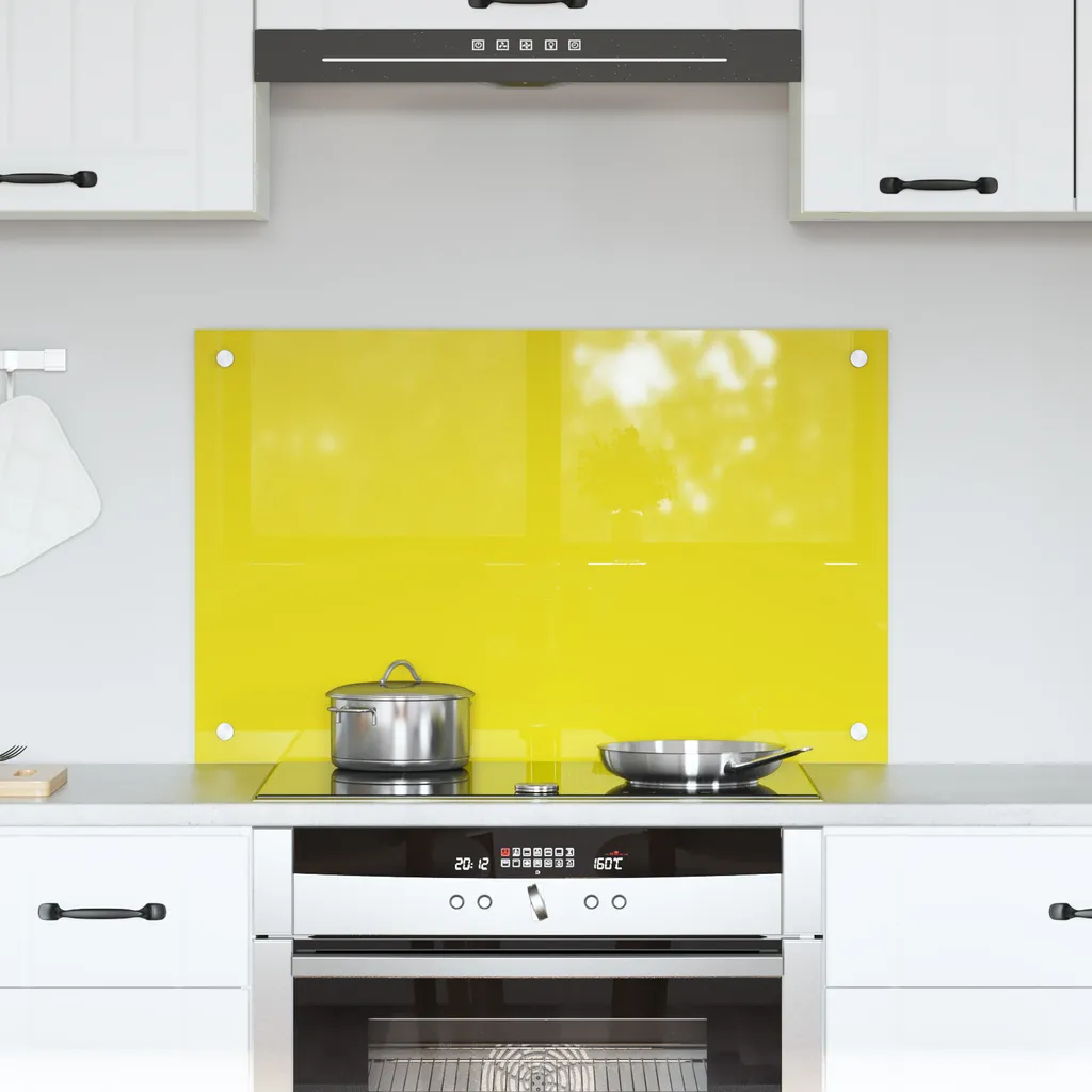 Alzatina Sicura per Famiglia Cloris Giallo 80x50 Vetro Temperato
