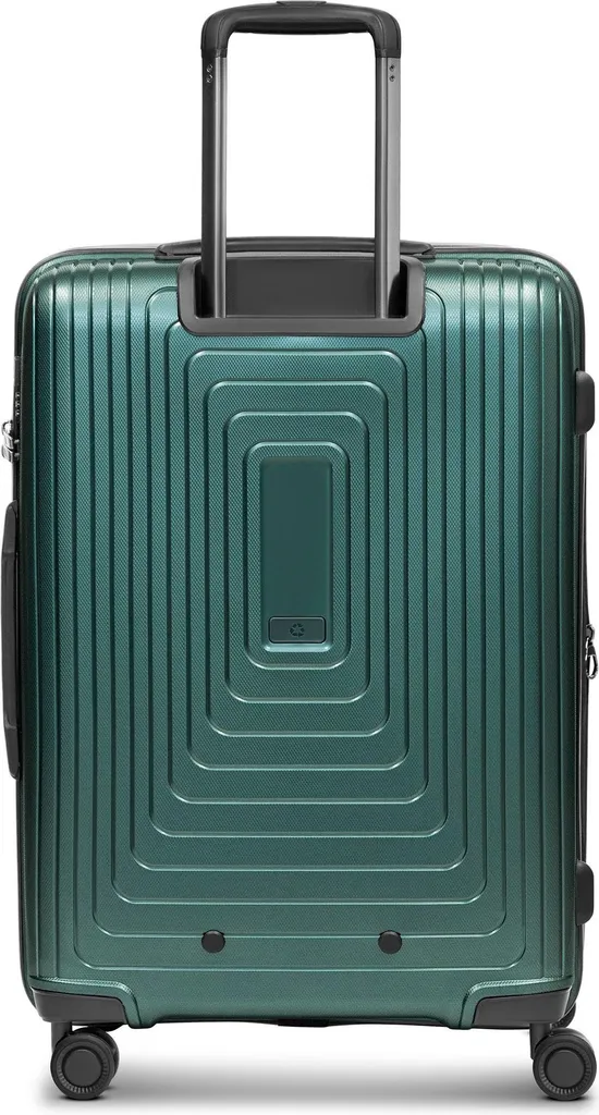 Valise trolley REDOLZ 66cm en polycarbonate vert métallisé durable