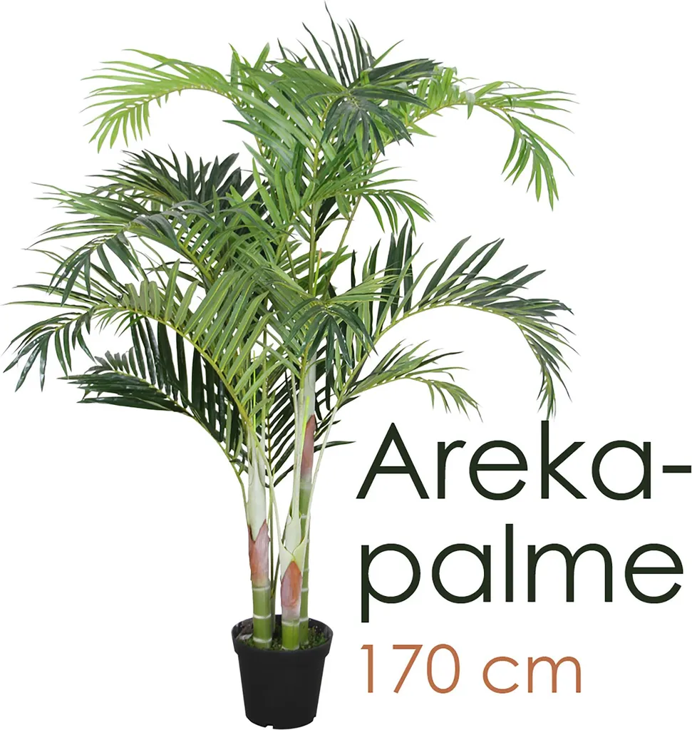 Pianta Artificiale 170cm Palma Areca Decovego | Antistress e Pulita