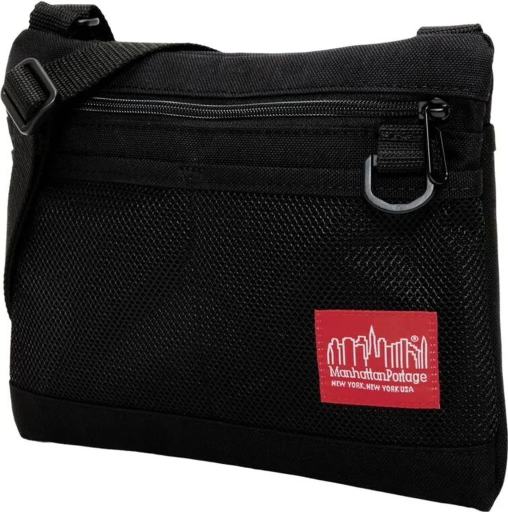 Manhattan Portage Senator 1089 - Sacoche Bandoulière Noire Anti-Usure
