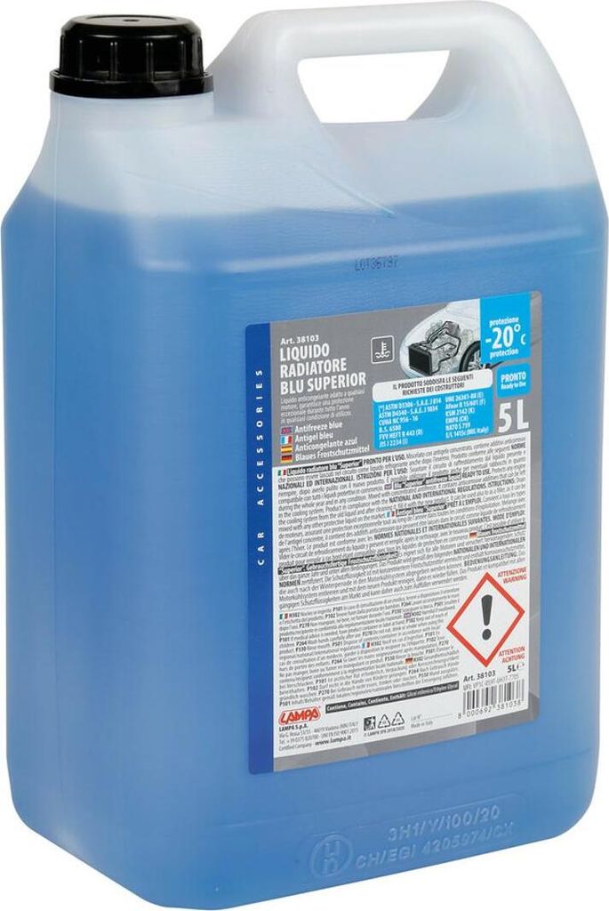Frostschutzflüssigkeit Lampa konzentriert Gefrierschutzmittel, Inhalt:5 L