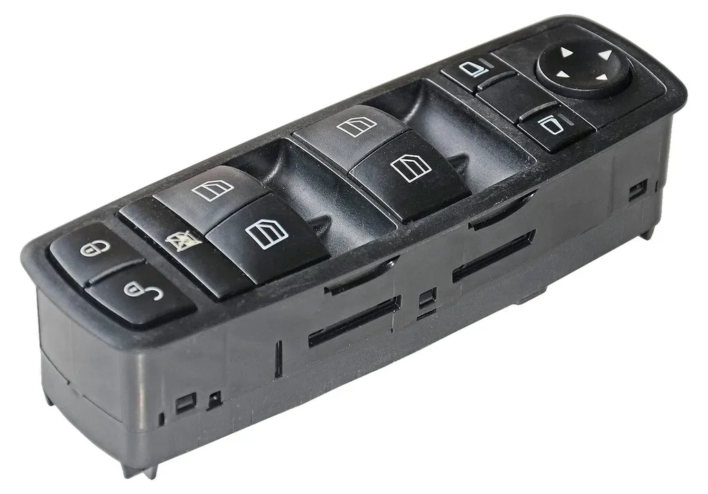Bouton de commande lève-vitre électrique universel, format 180x80 mm
