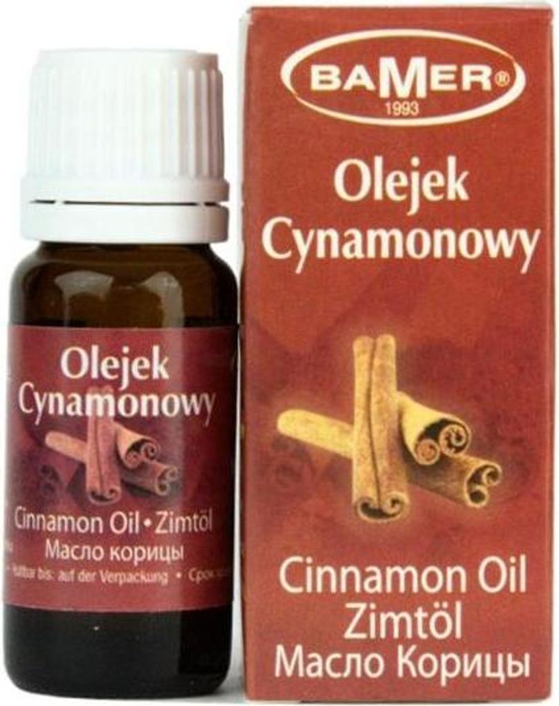 BAMER | Duftöl in Glasflasche 7 ml – Zimt – Raumduft & Produktbild 