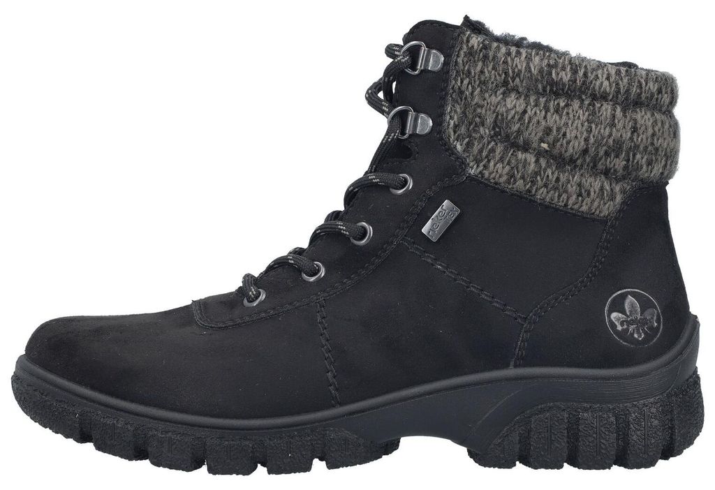 Rieker Z7220 Stiefeletten Schwarz/Anthrazit Größe EU 41 Produktbild 