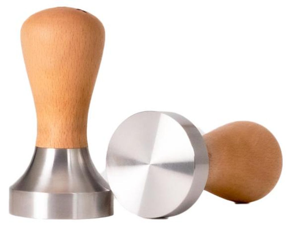 ROK Kaffeestampfer aus massivem Buchenholz 49.7mm für Espresso Siebträgermaschinen