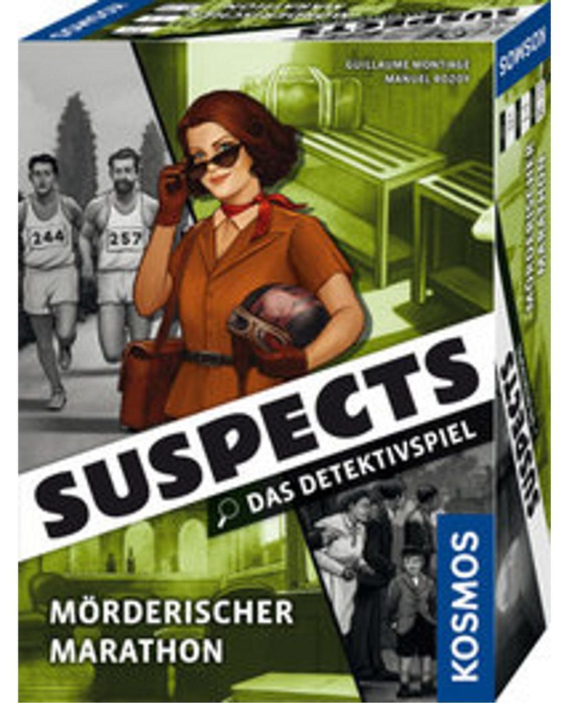 KOSMOS Suspects - Mörderischer Marathon, Detektivspiel, Immagine del prodotto 
