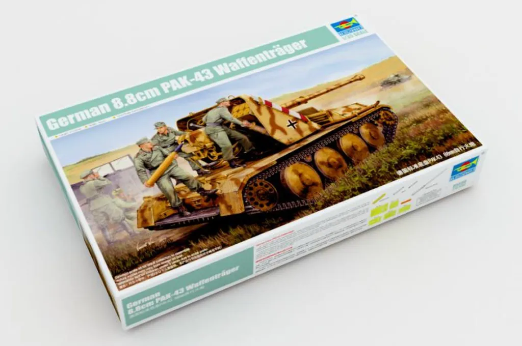 Maquette Blindé 8.8mm PAK-43 Porte-armes Trumpeter 05550 Précision