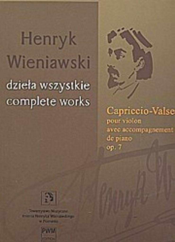 Capriccio - Valse op.7 :pour violon et piano