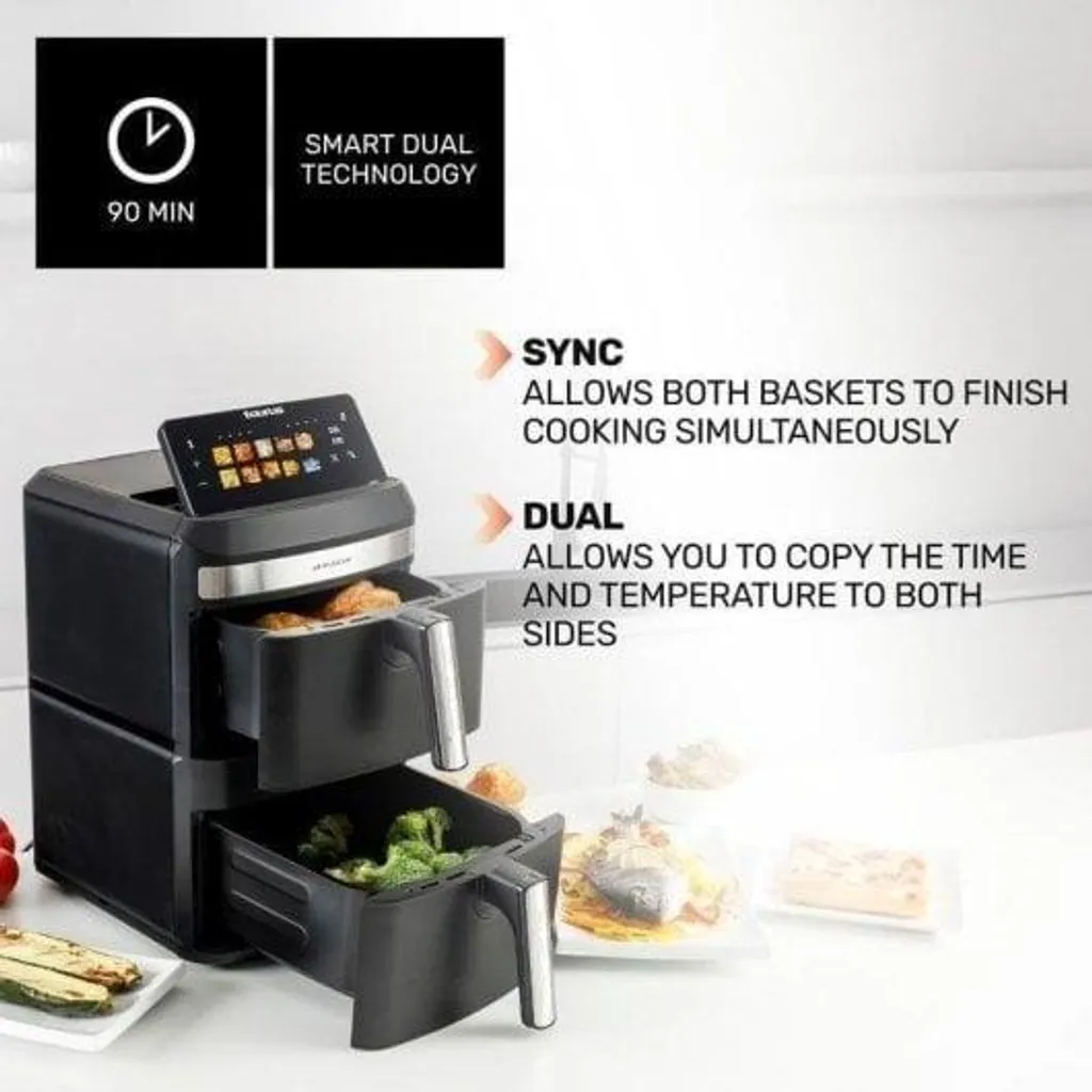 Friteuse Air Duo Slim TAURUS à double compartiment et format compact - 11