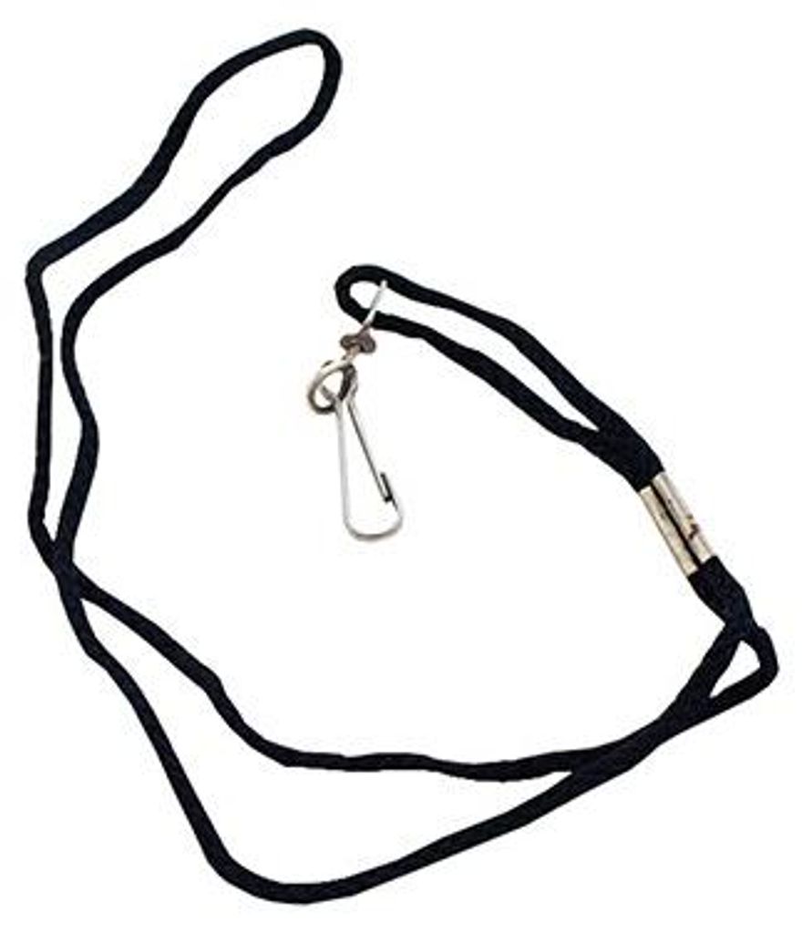 Packung mit 10 Lanyards für Pfeife, 50 cm, mehrfarbig