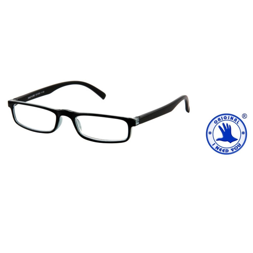 I NEED YOU Lesebrille HALF-LINE, schwarz, +2.00 dpt Produktbild 