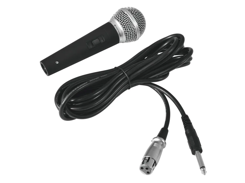 Microfono Omnitronic M-60 Dinamico per Canto e Strumenti - 13000445 - 2