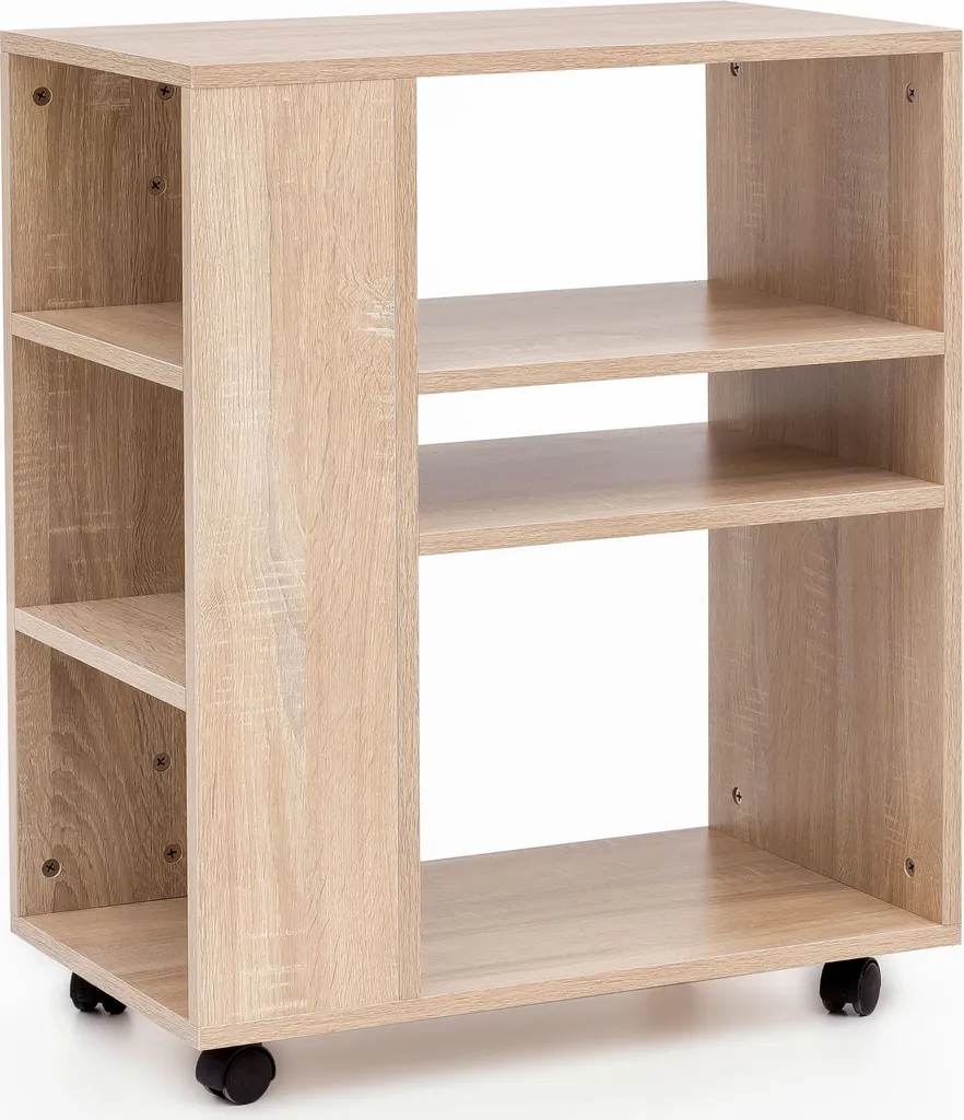 Étagère gain de place à roulettes - Rangez vos petits espaces en bois Sonoma