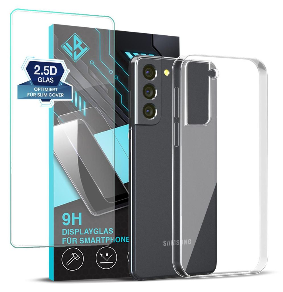 Handyhülle für Samsung Galaxy S22 mit 9H Displayglas Produktbild 