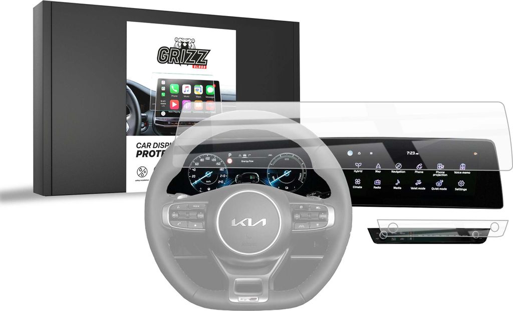 Keramische Autodisplayfolie 2in1 für Kia Sportage 5 Produktbild 
