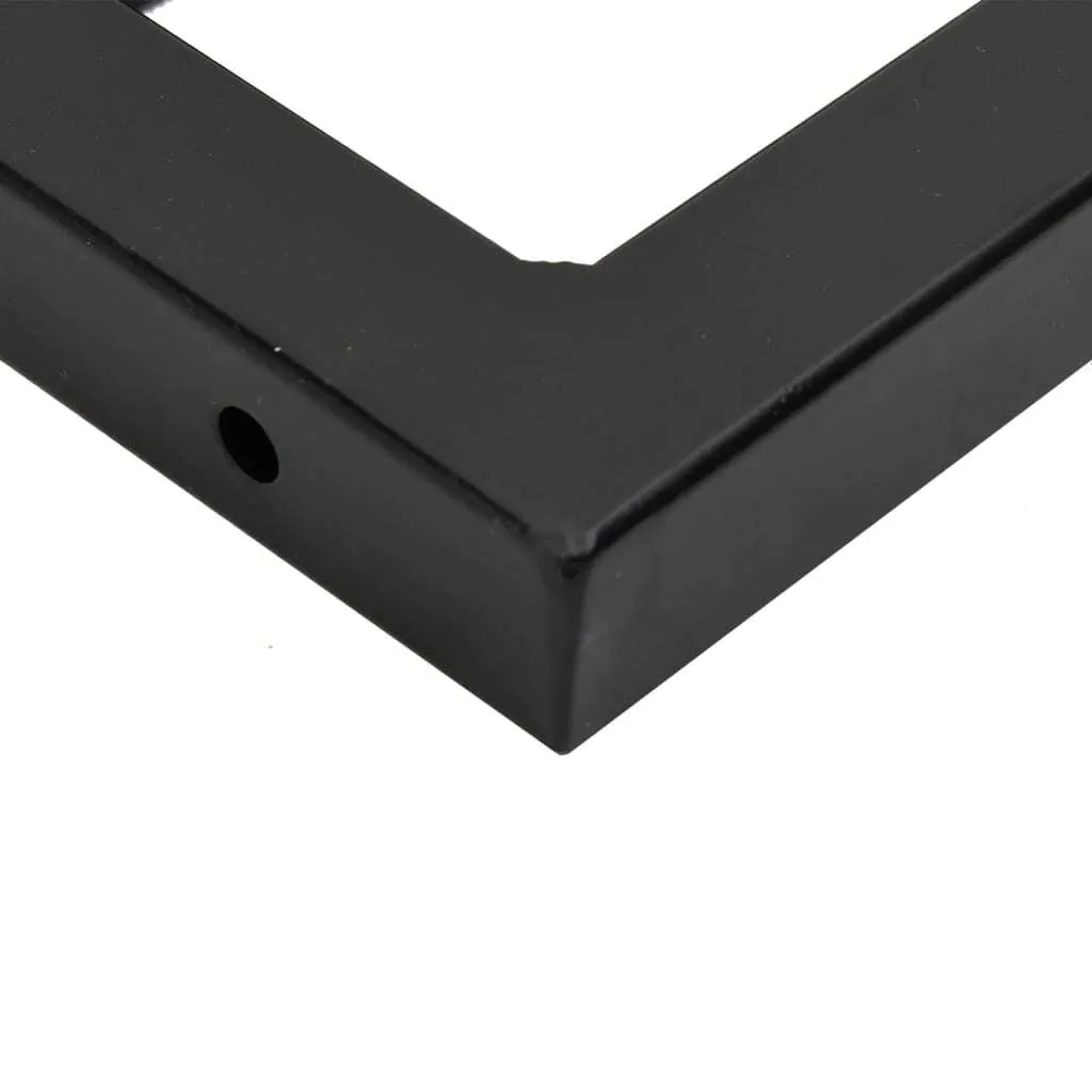SYFAX Top Bagno Sospeso: Supporto Lavabo in Acciaio e Acacia - 8