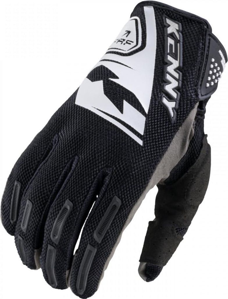 Rękawice Kenny Racing Performance Cross/Enduro Schwarz/Weiß XXXL