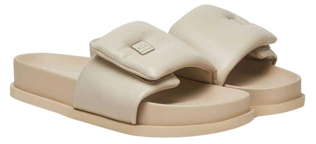 Armani Exchange - Badesandale für Damen NA597 (39,5 EU) (Beige)