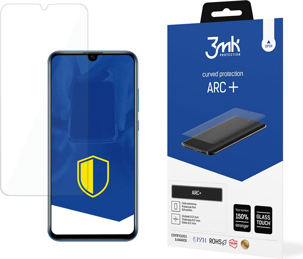3mk Display Schutzfolie ARC+ für Honor 20e 0,17mm Self-Heal Produktbild 