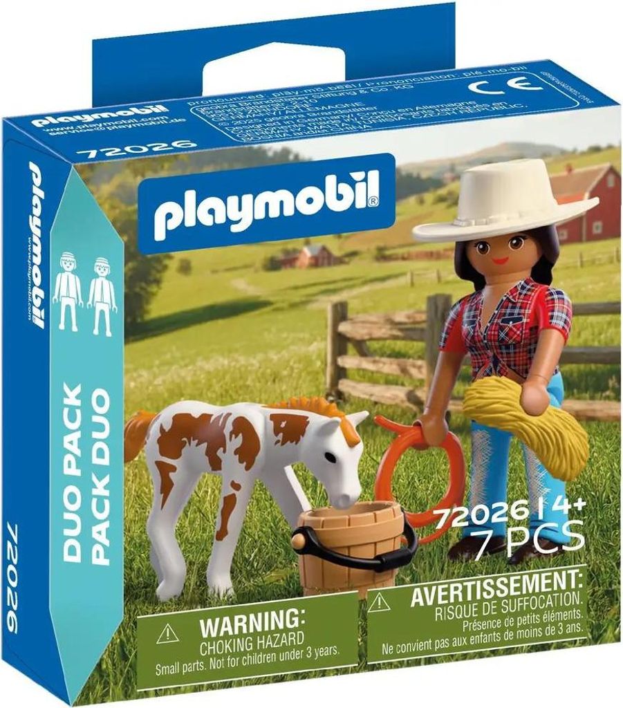 PLAYMOBIL 72026 DuoPack Reiterin mit Fohlen