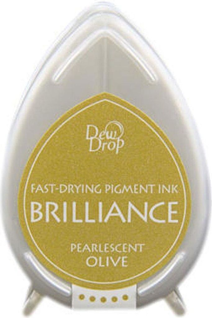 Tsukineko | Brilliance dew drop ink pad pearl Olive