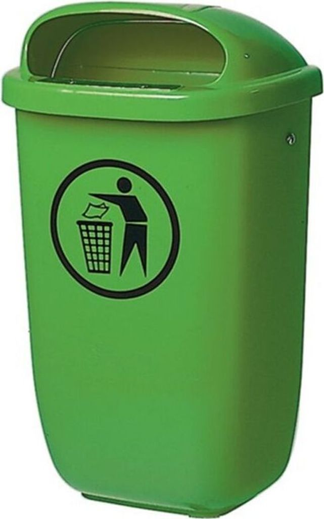 Cestino per rifiuti H650xL395xP250mm 50l verde SULO Immagine del prodotto 