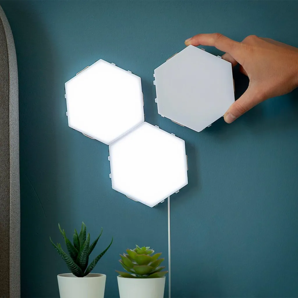Panneau LED tactile à fixation magnétique facile pour meuble et mur - 2