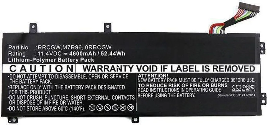 Batterie Ordinateur Portable 5D91C pour Retrouver une Autonomie de 52Wh