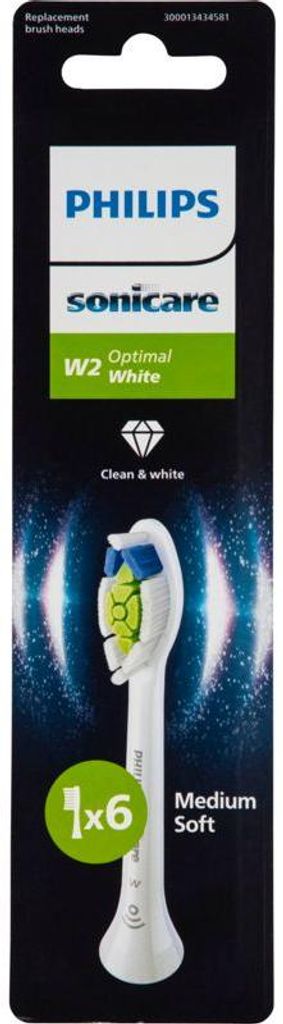 Philips Optimal White HX6066/87 6 końcówek szczoteczki, 6 Zdjęcie produktu 