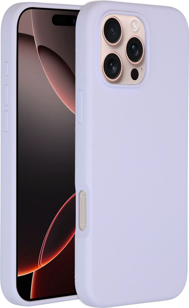 Accezz Liquid Silikoncase mit MagSafe iPhone 16 Pro Max - Violett
