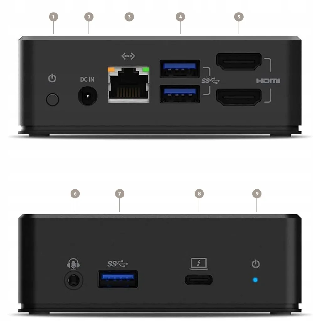 Belkin USB-C Dual Display Docking Station INC002vfBK avec DisplayLink - 10