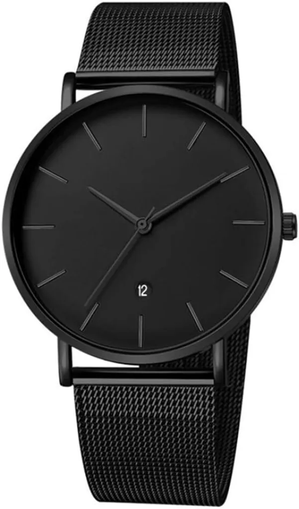 MICGIGI Orologio Uomo Robusto Acciaio | Impermeabile e Resistente