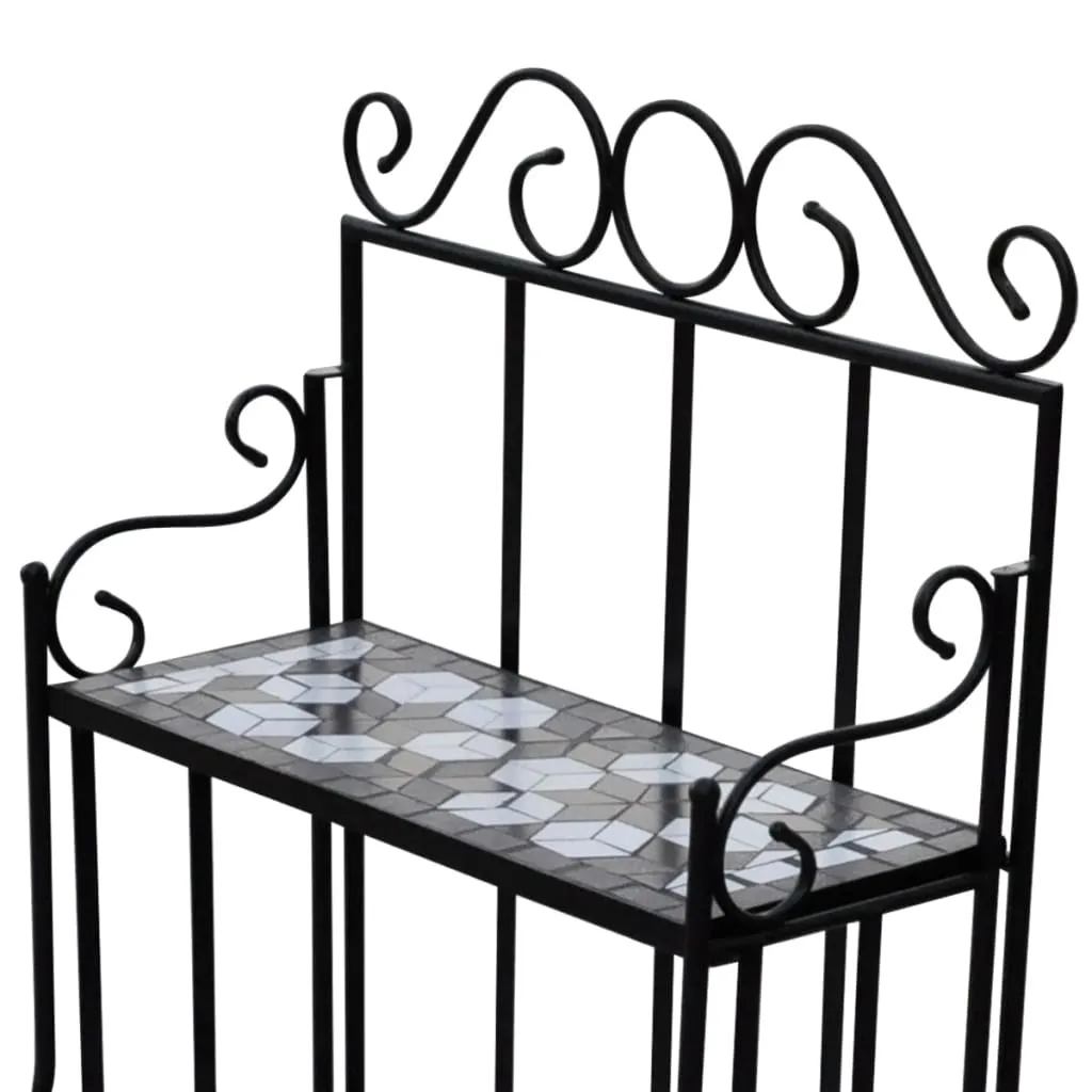Support pour plantes Mosaïque - Idéal pour décorer balcon et véranda