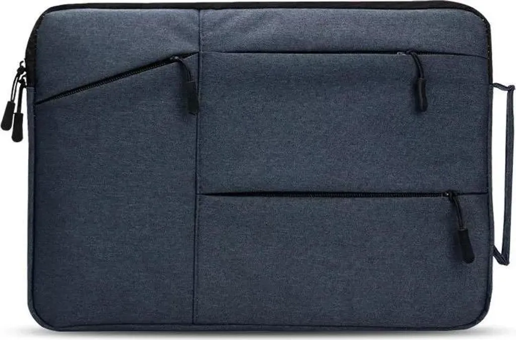 Custodia Laptop 16" Feltro Blu High-Performance | Zip Anti-Graffio